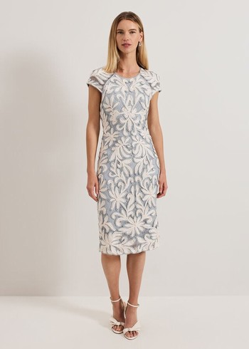 Phase Eight Karima Dress White USA | 4865109-FN